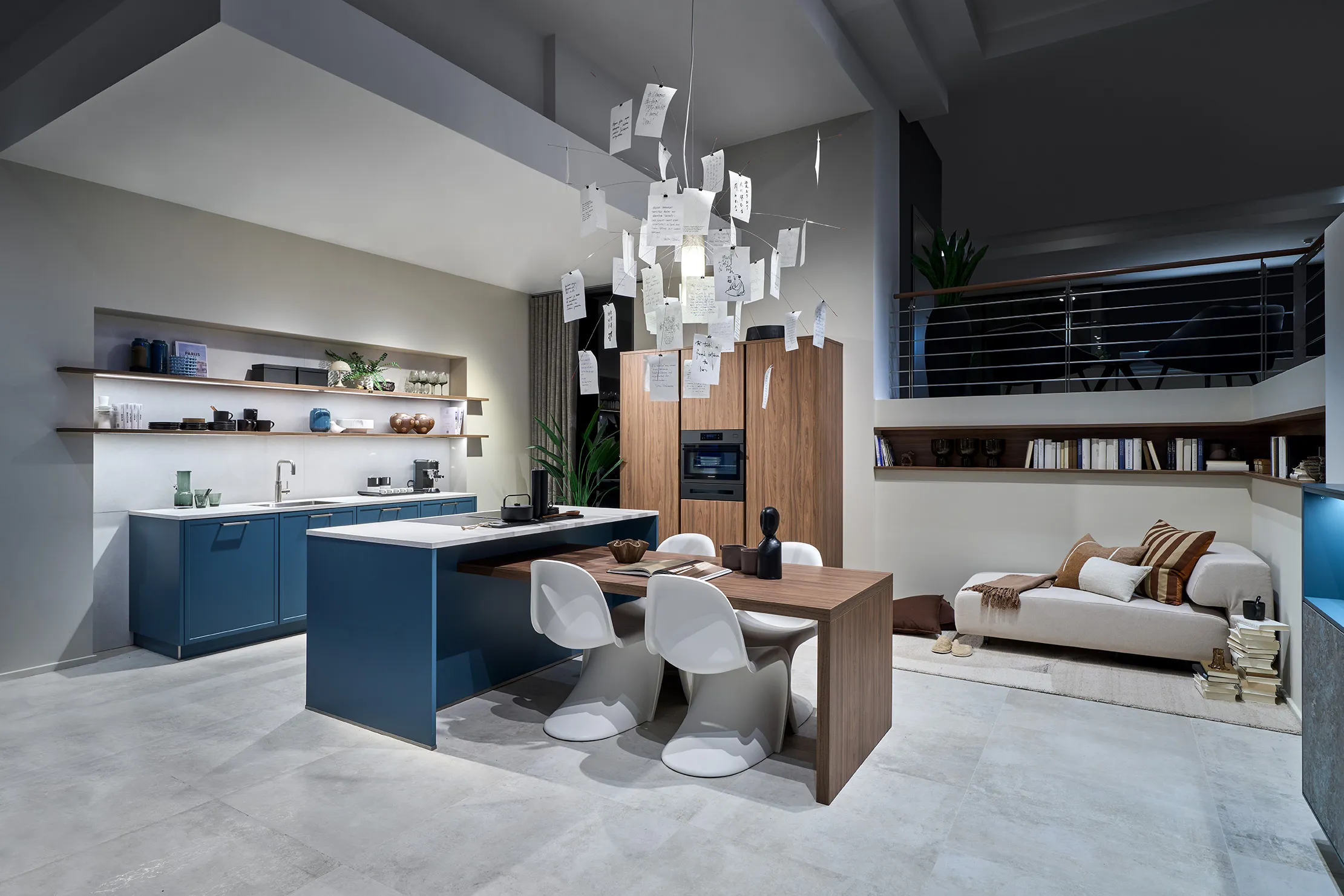 Häcker Concept 130 — goya selection enzianblau tessin