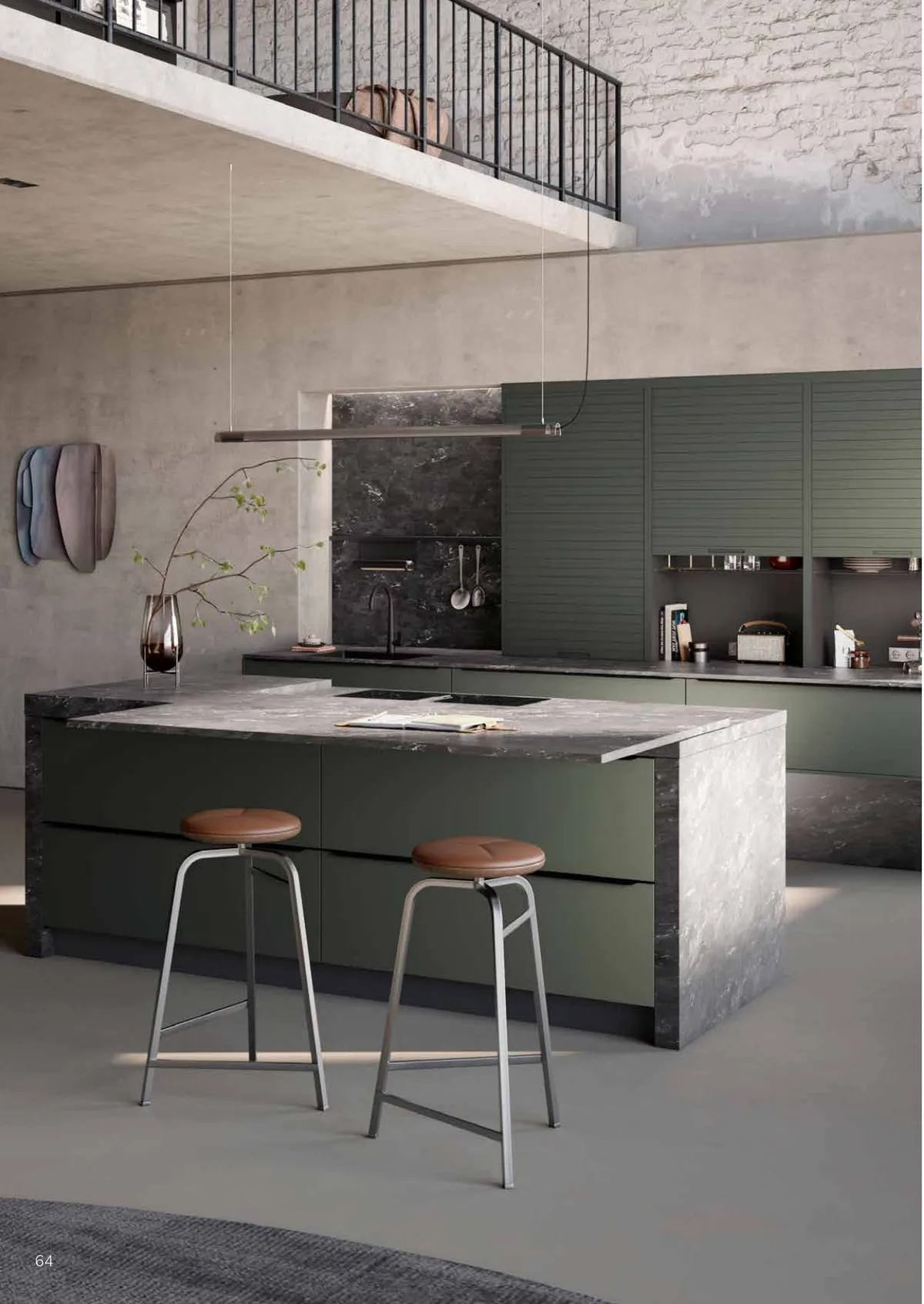 Häcker Systemat — Metallic Olive